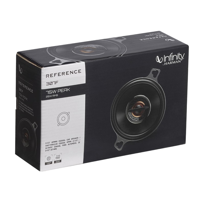 Infinity REF307F Reference Series 3.5" Extreme-Performance Automotive coaxial Speakers