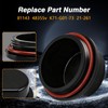 KPALAG 2Pcs Trailer Bearing Dust Cap Wheel Hub Grease Cover