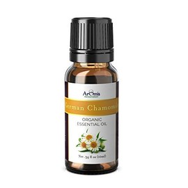 ArOmis Aromatherapy ArOmis German Chamomile (Blue) Essential Oil - 100% Pure Therapeutic Grade - 10ml (.34 Fl Oz), Undiluted, Premium, Oils Perfect for Aromatherapy