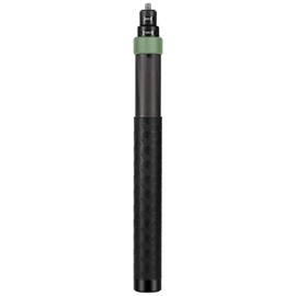 LIULIRON 26cm exteded to1.2m (3.9ft) Long Invisible Carbon Fiber Selfie Stick for insta360 X5 x4 Insta 360 X5 x4 x3 x2 x one r rs Sport Camera Accessories (Green)