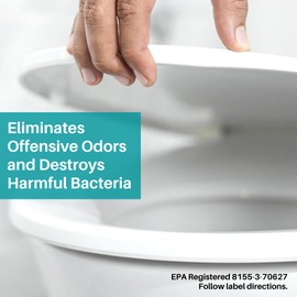 CREW 04560 Heavy Duty Toilet Bowl Cleaner & Disinfectant, 23% HCI removes Rust Stains, Lime Scale with Mint Scent, Ready-to-Use, 32-Ounce