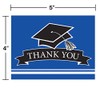 Creative Converting School Spirit Thank You Notes, One Size, Cobalt