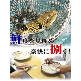 Tiger Fugu Cooking Set, 9.4 inches (24 cm) Plastic Plate, Serving 2-3 People, New Year's Gift, Gift