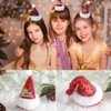 Christmas Hair Clips, Pack of 4 Mini Christmas Hat Hair