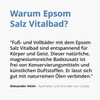 Epsom Salz Vitalbad - Magnesium zum Baden - 1000 g