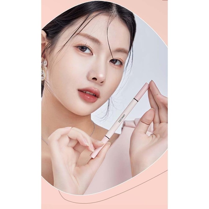 GECOMO [Popular] Double Core Eyeliner, Teardrop Bag Liner, Waterproof Pencil