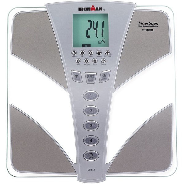 TANITA's BC-554 Ironman, FDA Cleared, World's Only Consumer Multi-Frequency, Full Body Composition Scale