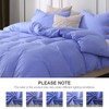 APSMILE Grapemist Duvet Cover Set Queen Size, 3 Pieces with