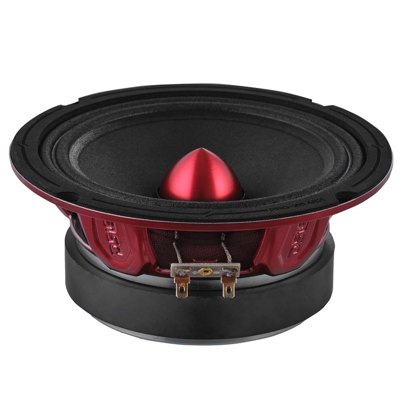 DS18 PRO-X6.4BM Loudspeaker - Pair of 6.5", Midrange, Red Aluminum