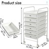 Storage Cart, Rolling Utility Cart with 6 Drawers, Multipurpose Storage