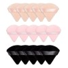 30 Soplos De Polvo Suelto Triángulo Maquillaje Puff Esponja