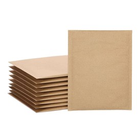 Ecoand Kraft Honeycomb Padded Mailers, 7.2 x 9.6 ", Thick Envelopes for Shipping and Packing, Premium Recycled Paper, Tamper Resistant Self-Sealing Top, 10 Pack (7.2 x 9.6 ")