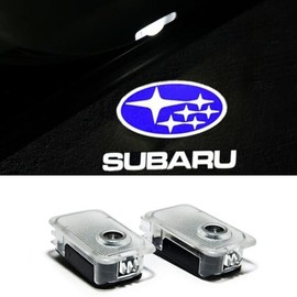 Courtesy Lamp, LED Logo, Door Light, LED Chip, High Brightness, Set of 2, Left and Right (Subaru)
