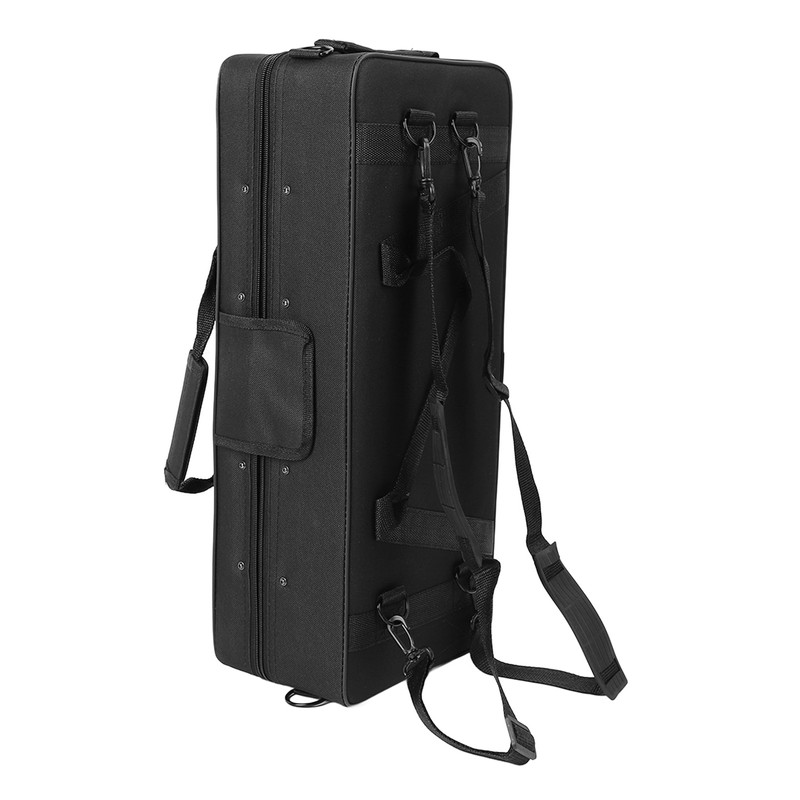 Trumpet Storage Box with Shoulder Strap Multiple Compartments Oxford Cloth
