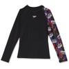 Speedo Boy's Skull Long Sleeve Rash Top, Multicolour, 6
