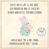 Mr. & Mrs. Panda Personalisierte Trinkflasche Frühpädagogin Herz - Personalisierte