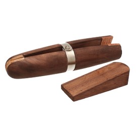 The Beadsmith Mahogany Wood Ring Clamp – Includes Wood Wedge – 6 Inches (152mm) – Jeweler’s Workbench Tool – Use to Securely Hold Rings While Polishing, Filing and Sanding