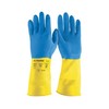 Truper GU-333, Guantes de látex reforzados para limpieza, grandes