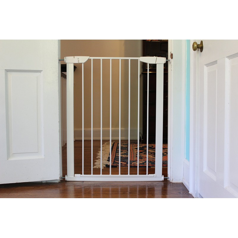 Cardinal Gates Extra Tall Auto-Lock Pressure Gate, White