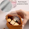 XINCHENG 3pcs Small Makeup Pouch, Mini Makeup Bag, Waterproof Leather