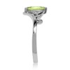 Natural Marquise Shape Arizona Peridot 925 Sterling Silver Filigree Ring
