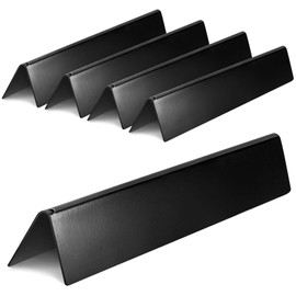 GasSaf 15.3 inch Flavorizer Bars Replacement for Weber 7636, Spirit I & Spirit II 300 S310 S320 E310 E320, Weber 46510001, 47513101 Gas Grill Front Controls, 5 PCS Porcelain Enameled Steel Flavor Bar