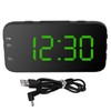 LED Digital Alarm Clock Portable Desk Clock with Snooze for