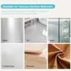 12 PCS Strongest Wall Door Handle Stopper, 5 cm Clear