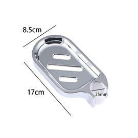 Vctitil Plastic Soap Holder with Adjustable Shower Rod and Sliding Soap Tray for Bathroom Showers and Kitchen Sinks