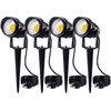 SUNVIE 120V Spot Lights Outdoor LED Landscape Lighting 12W AC