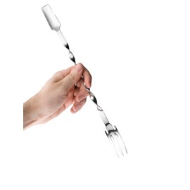 Solingen GEHRING Easy Taster Tasting Spoon with Pasta Fork, Tasting Spoon in Gift Box, Made in Germany, Stainless Steel 18/10