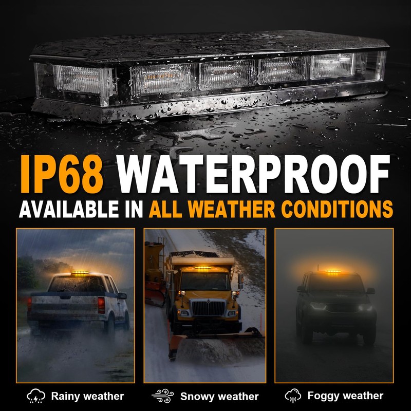 ASPL 16.5 Inch Roof Top Beacon Emergency Strobe Light 56