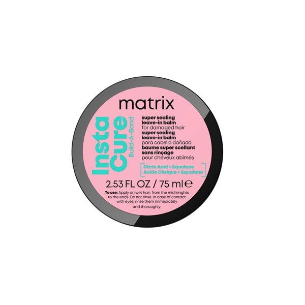 Matrix Instacure Build-A-Bond, Super Sealing Leave-in Balm, For Damaged Hair,