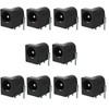 California JOS Breadboard-Friendly 2.1mm PCB Mounting Female DC Power Barrel