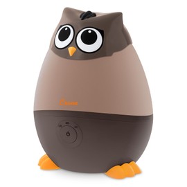 Crane Ultrasonic Humidifiers for Kid's Room and Baby Nursery, .5 Gallon Cool Mist Air Humidifier, Owl Humidifier For Kid's Room