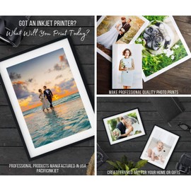 5x7 25 Sheets 12mil 205gsm 100% Cotton Fine Art Natural Matte Double Sided Inkjet Paper - Professional Archival Grade Paper for Inkjet Photo Printers - OBA Free Printer Paper for Photography and Art