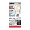 Satco S12432 - 12.5 Watt LED A19 Clear LED Bulbs