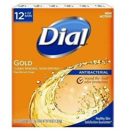 Dial Gold Bar Soap -4 Ounce (Pack of 12)