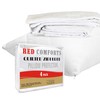 RED COMFORTS Pillow Protector 4 Pack Quilted Microfiber Covers -