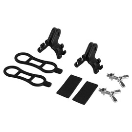 Sarini 2 Sets Road Bike Mountain Bike License Plate Holder Fixed Fit Competition Round Tube Team Club Brand Mount Bike License Plate Holder