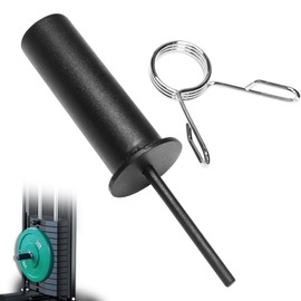 CONBUT Weight Stack Pin with Spring Clip Collar Weight Stack Extender Pin for Cable Machines and Functional Trainers Commercial Home Gym Accessories