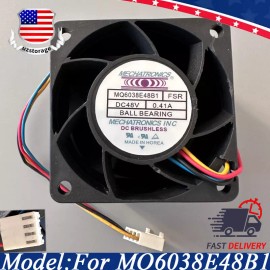 Unbranded For Mechartonics MQ6038E48B1 Violent Cooling Fan 60*60*38mm DC48V 0.41A 3-Wire