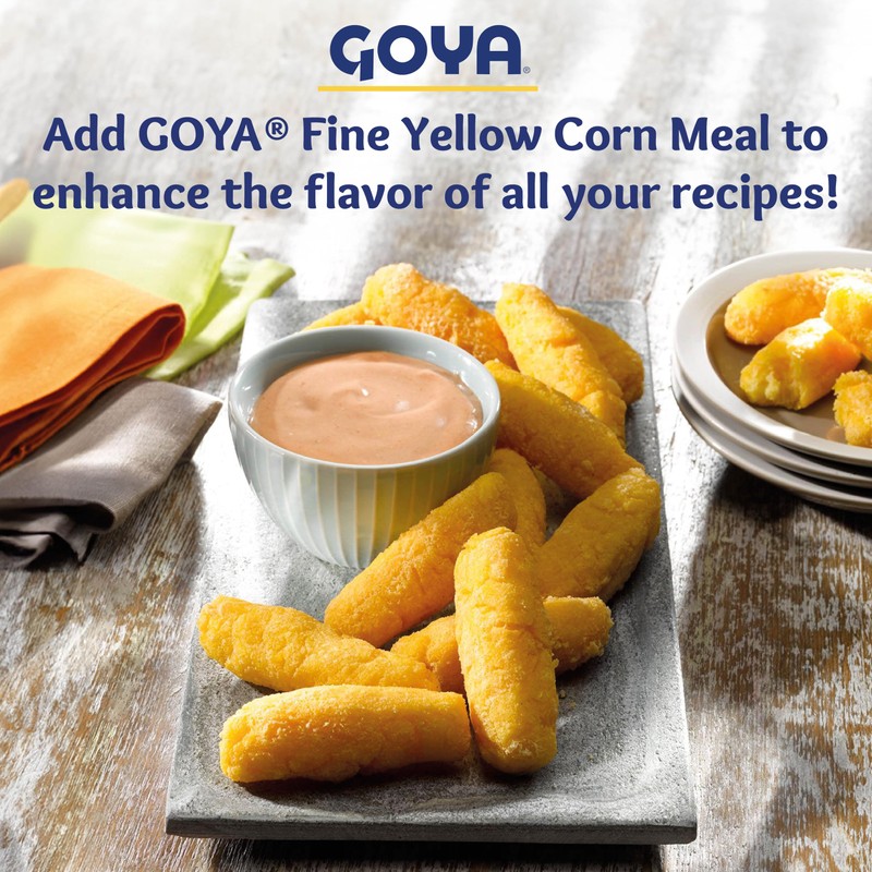 Yellow Cornmeal by Goya, Gluten Free Cornmeal, Harina De Maiz,
