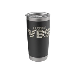 VBS Crew Summer Camp Vacation Teacher Student Bible Study Stainless Steel Insulated Tumbler