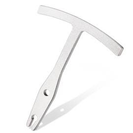 Fence Stretcher Tool, Stainless Chain Link Fence Stretcher Fence Repair Tool Barbed Wire Twisting Fence Tools Chain Shortening Tool Chain Link Torque Tool for Chain Link Fence Ties (Silver)