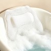 Bath Pillow for Tub,48 Non-Slip Suction Cups,Soft 4D Breathable Air