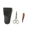 Stainless Steel Eyebrow and Beard Scissors Set 2-Piece Grooming Kit