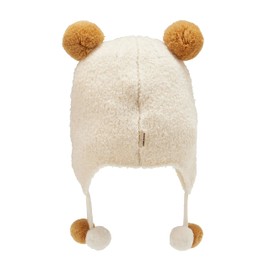 Miki House 43-9202-497 Hood, Knit Hat, Solid Color, Boys, Girls, Baby, Kids, Baby Clothes, Children's Clothes, Free (17.3 - 18.9 inches (44 - 48 cm), white