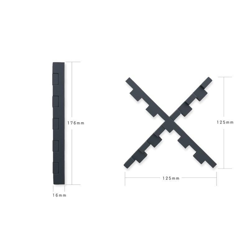 Trivet & Ladle Rest BRICK (Charcoal Gray)