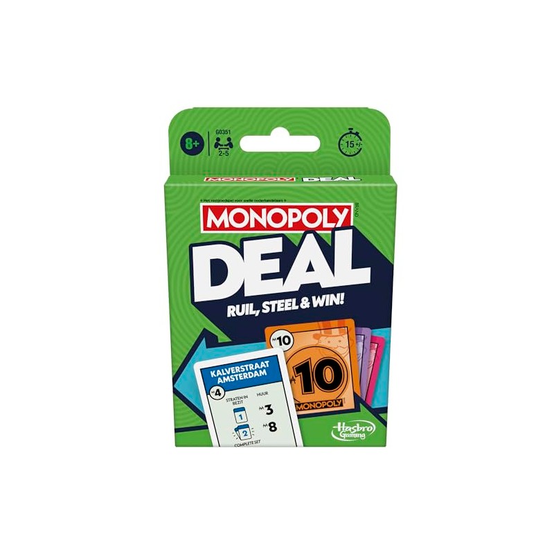 Monopoly Deal Dutch Version Card Game